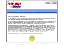 Tablet Screenshot of freelanceworks.com